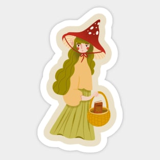 Lady Amanita Sticker